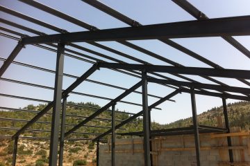 קונסטרוקציית מבנה משרדי האדריכלים ביטמן בן צור – קרית ענבים